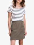 Celtic & Co. Cotton Corduroy Knee Length Skirt, Mushroom