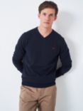 Crew Clothing Plain Organic Cotton V-Neck Jumper