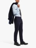 SELECTED HOMME Recycled Polyester Tailored Flex Trousers, Navy Blazer