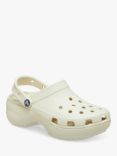 Crocs Classic Platform Clogs, Bone