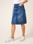 White Stuff Jemma Denim Skirt, Mid Blue