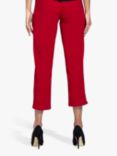 HotSquash Cigarette Cropped Trousers, Red