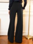 HotSquash Wide Leg Trousers, Black