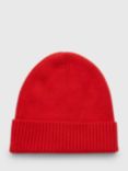 Tommy Hilfiger Essential Flag Cotton & Cashmere Knit Beanie Hat, Empire Flame