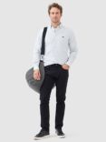 Rodd & Gunn GUNN Stripe Oxford Long Sleeve Slim Fit Shirt, Granite