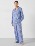 HUSH Isla Printed Cotton Pyjama Set