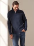 Truly Windsor 3/4 Zip Cashmere Blend Jumper