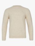 Celtic & Co. Wool Knit Crew Neck Jumper, Oatmeal