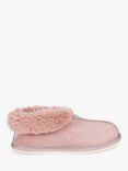 Celtic & Co. Sheepskin Soft Sole Bootee Slippers, Dusky Pink