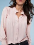 Baukjen Imken Pintuck Shirt, Powder Pink