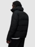 AllSaints Novern Reversible Puffer Jacket, Black/Command Blue