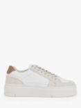 Vagabond Shoemakers Judy Leather Trainers, White Salt