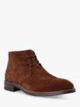 Dune Maloney Suede Natural Sole Boots, Brown