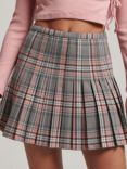 Superdry Vintage Pleated Check Mini Skirt