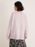 Phase Eight Hayleigh Oversized Wool Blend Jumper, Soft Lilac, Soft Lilac