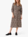 Part Two Rit Long Sleeve Shirt Midi Dress, Moonlight Granite, Moonlight Granite