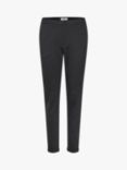 Part Two Mighty Tapered Leg Trousers, Dark Grey Melange