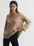 Reiss Sarah Roll Neck Cashmere Blend Jumper