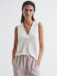 Reiss Taylor V-Neck Sleeveless Top