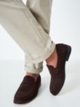 Crew Clothing Suede Loafers, Brown