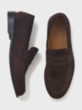 Crew Clothing Suede Loafers, Brown