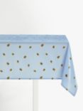 John Lewis Bee Wipe Clean PVC Tablecloth, Blue