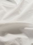 Piglet in Bed Washed Cotton Percale Flat Sheets, White
