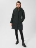 Hobbs Indira Puffer Coat, Dark Ivy Green