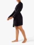 Chelsea Peers Modal Dressing Gown, Black
