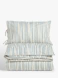 Mother of Pearl Broken Stripe Duvet Cover Set