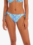 Freya Komodo Bay Tie Side Bikini Bottoms, Aqua
