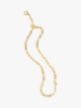 HUSH Octavia Paperclip Chain Necklace, Gold