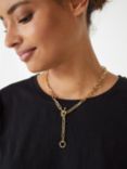 HUSH Octavia Paperclip Chain Necklace, Gold