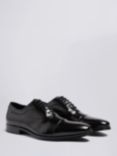 Moss John White Guildhall Brown Oxford Shoe, Black