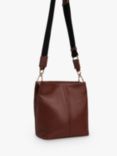 Whistles Dion Leather Bucket Bag, Tan