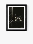 EAST END PRINTS Hali Igwelaezoh 'Wine and Friends' Framed Print