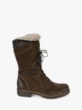 Celtic & Co. Woodsman Suede and Sheepskin Boots, Brown