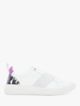Moda in Pelle Brayla Leather Trainers, White