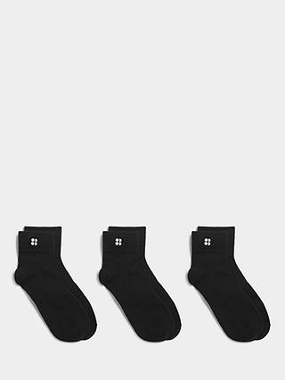 Sweaty Betty Essentials Ankle Socks, Pack of 3