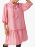 Part Two Tisha Relaxed Fit Half Sleeve Knee Length Dress, Flamingo Plume