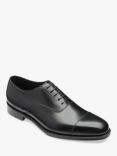 Loake Aldwych Wide Fit Oxford Shoes, Black