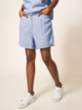 White Stuff Rowena Linen Shorts, Chambray Blue