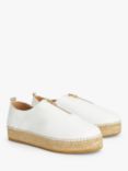 John Lewis Koko Leather Flatform Espadrilles