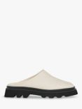 Whistles Lanie Shearling Lined Mules, Ivory