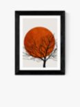 EAST END PRINTS Kubistika 'Warm Winter' Framed Print