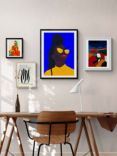 EAST END PRINTS Sofia Doudine 'Colorful Black' Framed Print