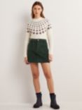 Boden Fluffy Embroidered Jumper