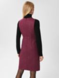 Hobbs Lucia Wool A-Line Dress, Purple