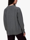 Whistles Ultimate Cashmere Jumper, Grey