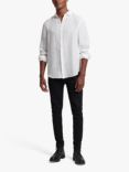 Superdry Casual Linen Long Sleeve Shirt, Optic